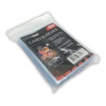 Minkštos kolekcinių kortų įmautės 2.5" × 3.5" skaidrios 100 vnt. Ultra Pro